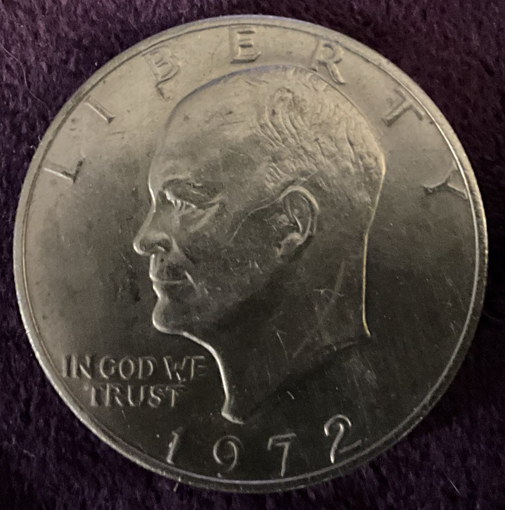 Eisenhower Dollar 1972  coin collectible - Main Image 3