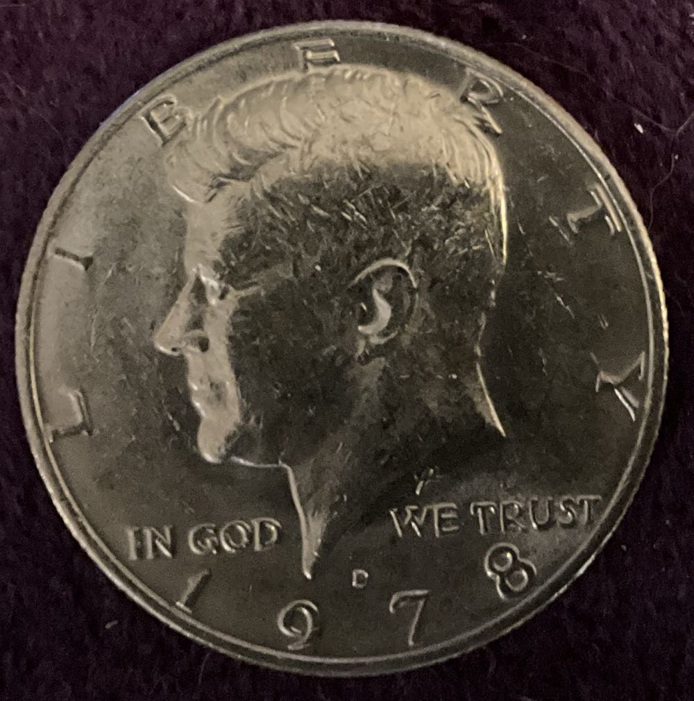 Half Dollar JFK 1978 D 2  coin collectible - Main Image 3