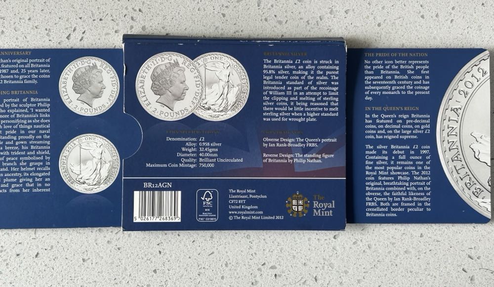 2012 Britannia - Symbol Of National Pride  coin collectible - Main Image 4