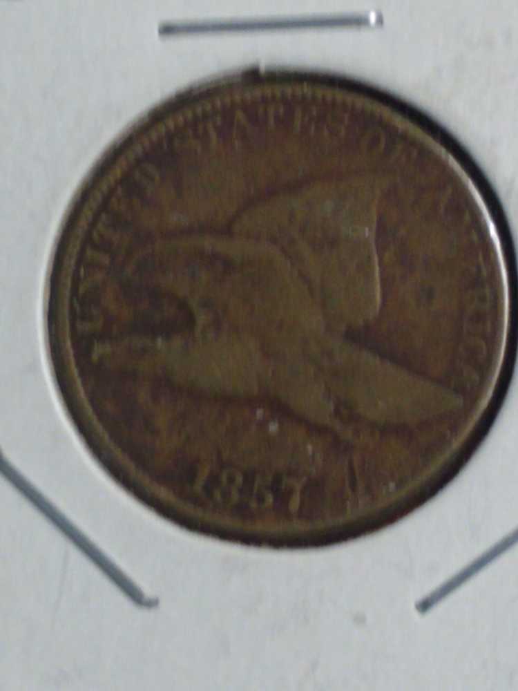 Penny 1857 Flying Eagle   coin collectible - Main Image 3
