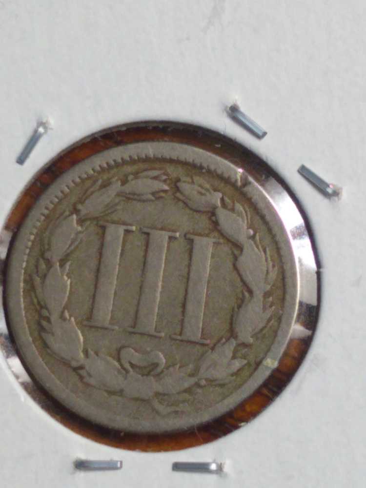 Nickel 1866 Three Cent Nickel   coin collectible - Main Image 2