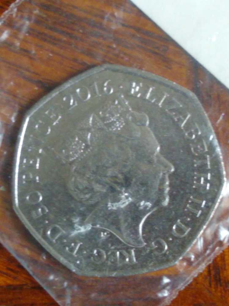 Foreign 2016 .50 Pence Peter Rabbit   coin collectible - Main Image 3