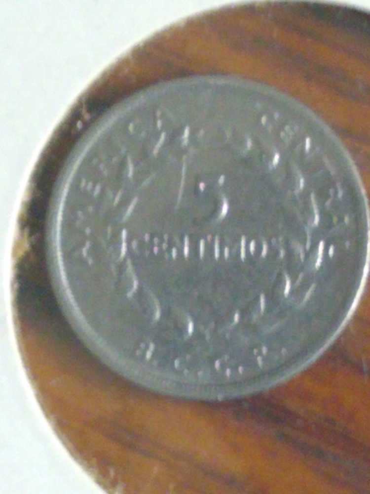 Foreign 1953 5 Centavos Republic De Costa Rica   coin collectible - Main Image 2