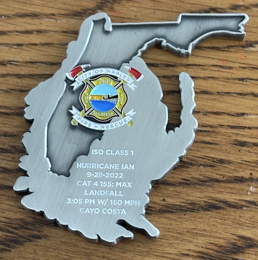 Naples, FL Hurticane Ian  coin collectible - Main Image 2
