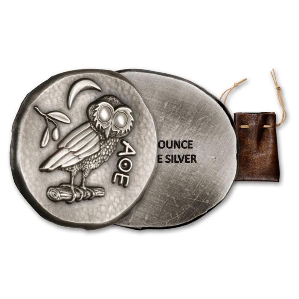 Silvertowne | Athena Owl  coin collectible - Main Image 4