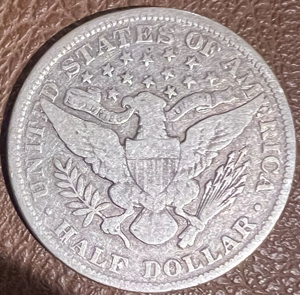 1893 (NM) - Barber Half Dollar  coin collectible - Main Image 2
