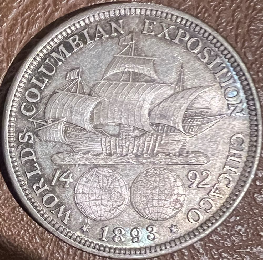 1893 (NM) - Columbian Half Dollar  coin collectible - Main Image 2