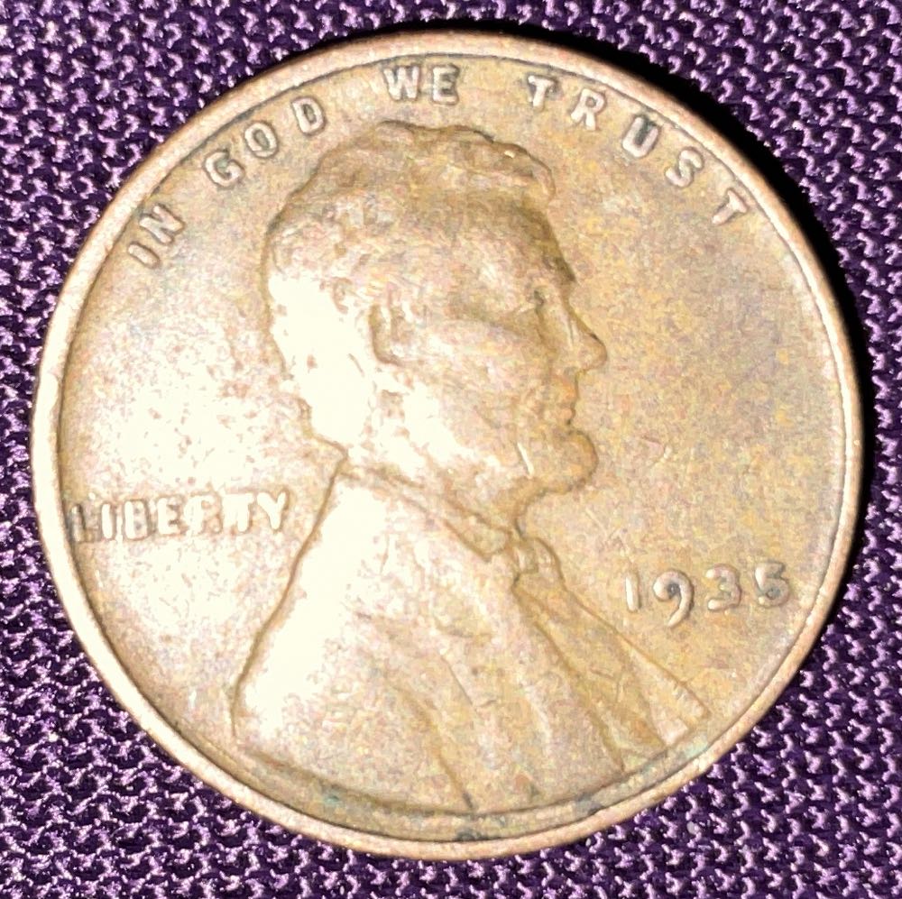 Penny 1935 Lincoln  1  coin collectible - Main Image 3