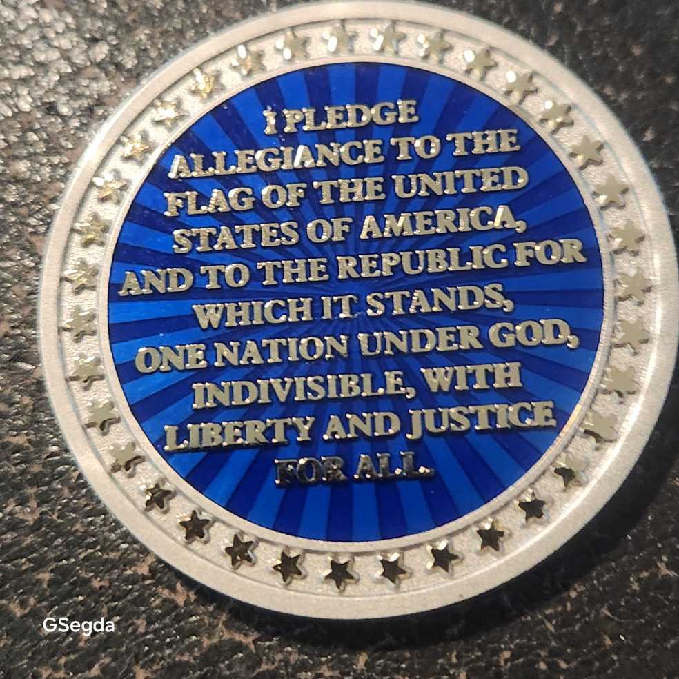 Pledge Of Allegiance   coin collectible - Main Image 2