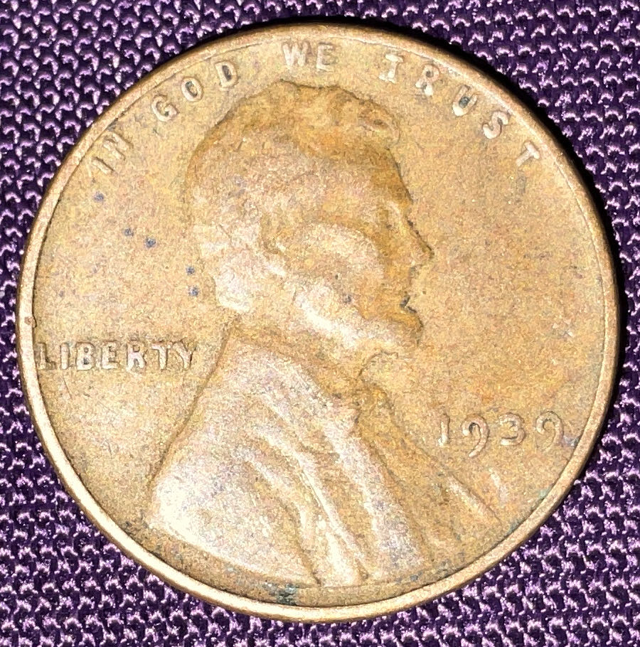 Penny 1939 Lincoln  2  coin collectible - Main Image 3