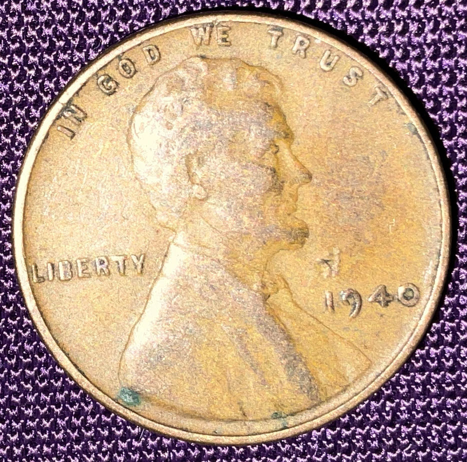 Penny 1940 Lincoln  2  coin collectible - Main Image 3