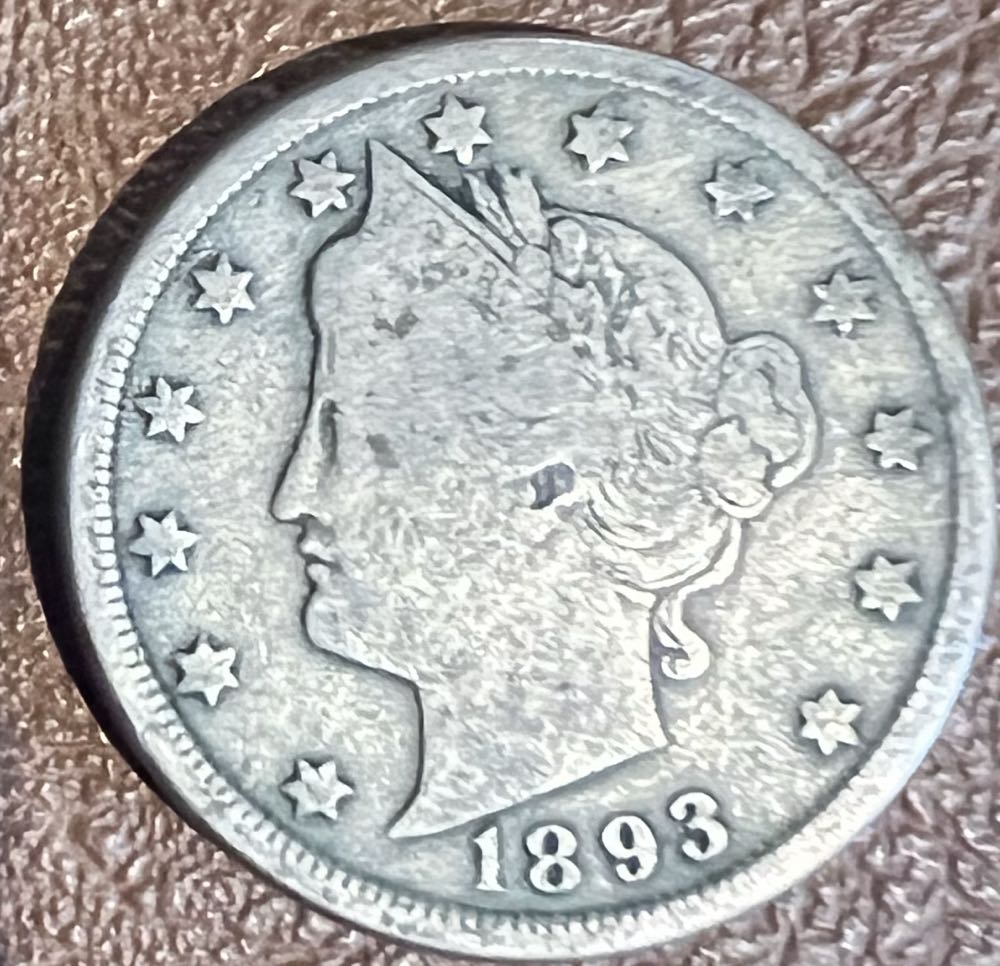 1893 (NM) - Barber Nickel  coin collectible - Main Image 3