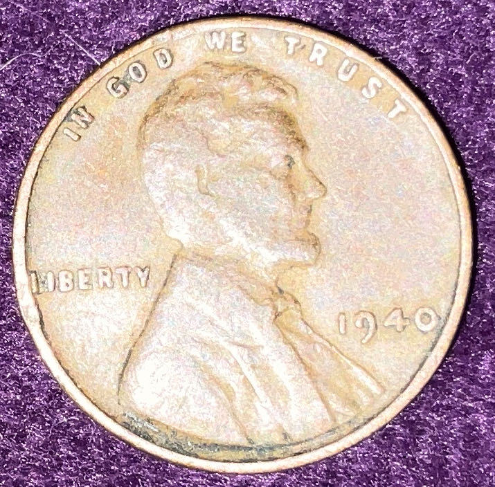 Penny 1940 Lincoln  6  coin collectible - Main Image 3