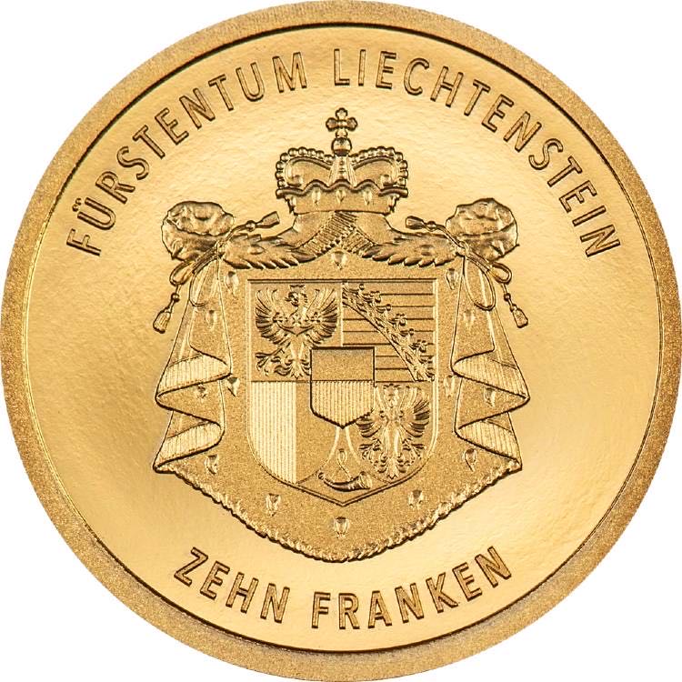 100 YEARS SWISS FRANC IN LIECHTENSTEIN  coin collectible - Main Image 2