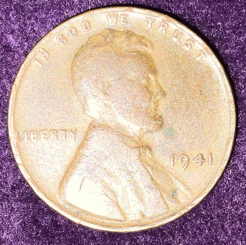 Penny 1941 Lincoln  1  coin collectible - Main Image 3