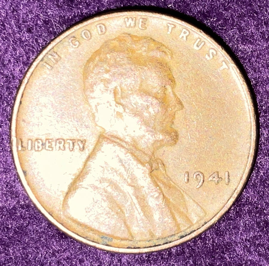Penny 1941 Lincoln  3  coin collectible - Main Image 3