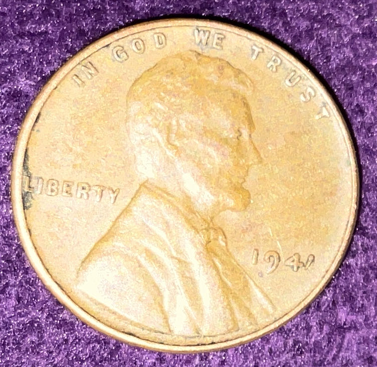 Penny 1941 Lincoln  5  coin collectible - Main Image 3