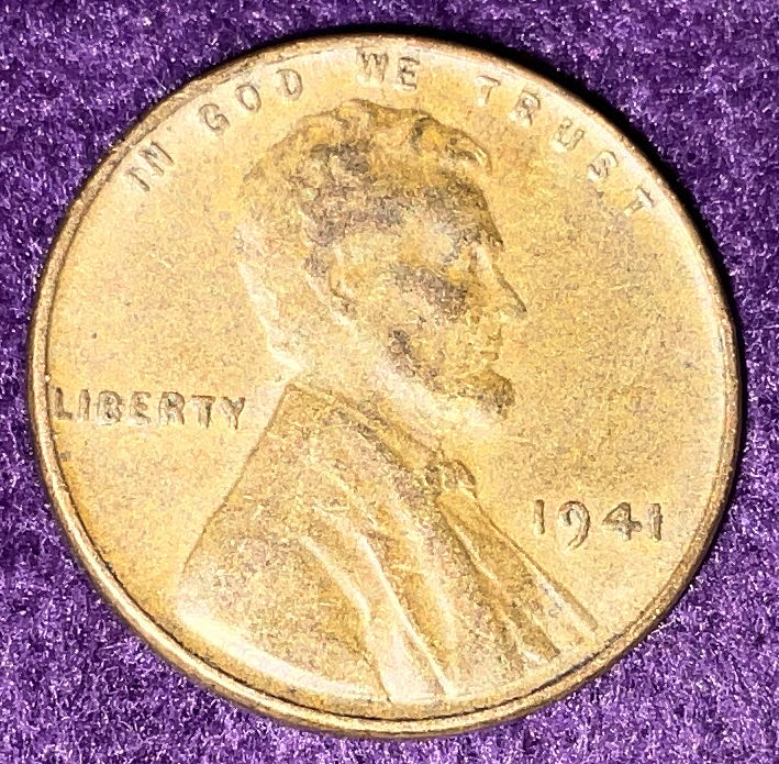 Penny 1941 Lincoln  6  coin collectible - Main Image 3