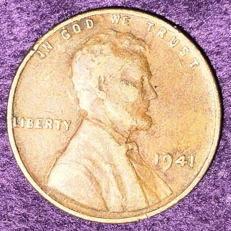 Penny 1941 Lincoln  8  coin collectible - Main Image 3