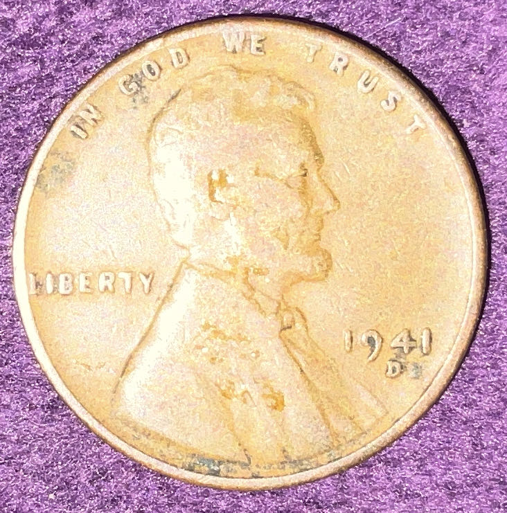 Penny 1941 Lincoln D 1  coin collectible - Main Image 3