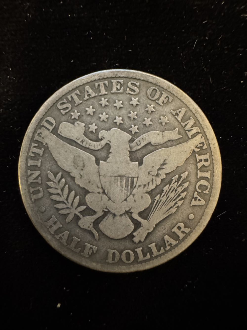 1897 US Silver `Barber’ Half Dollar  coin collectible - Main Image 2