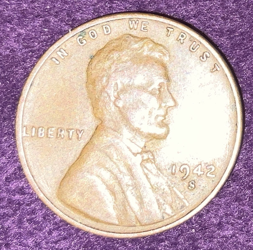 Penny 1942 Lincoln S 1  coin collectible - Main Image 3