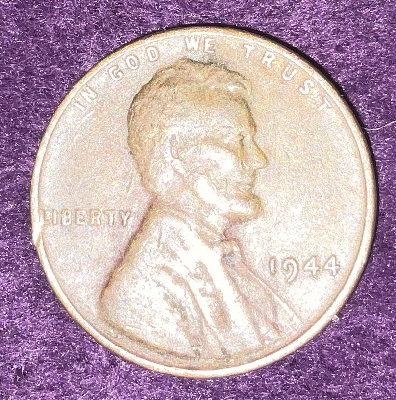 Penny 1944 Lincoln  7  coin collectible - Main Image 3