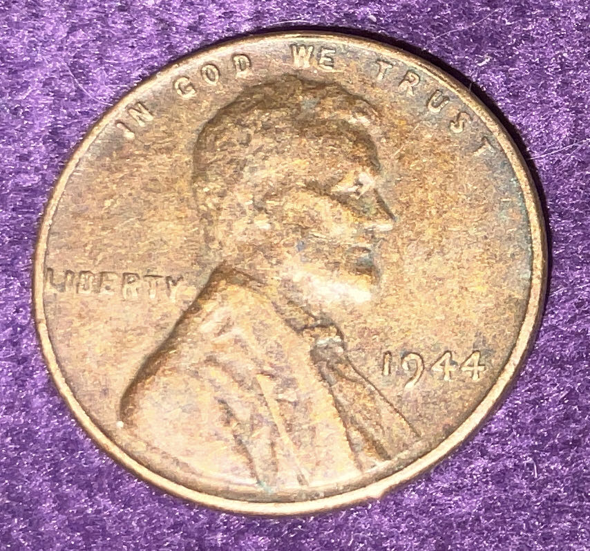 Penny 1944 Lincoln  11  coin collectible - Main Image 3