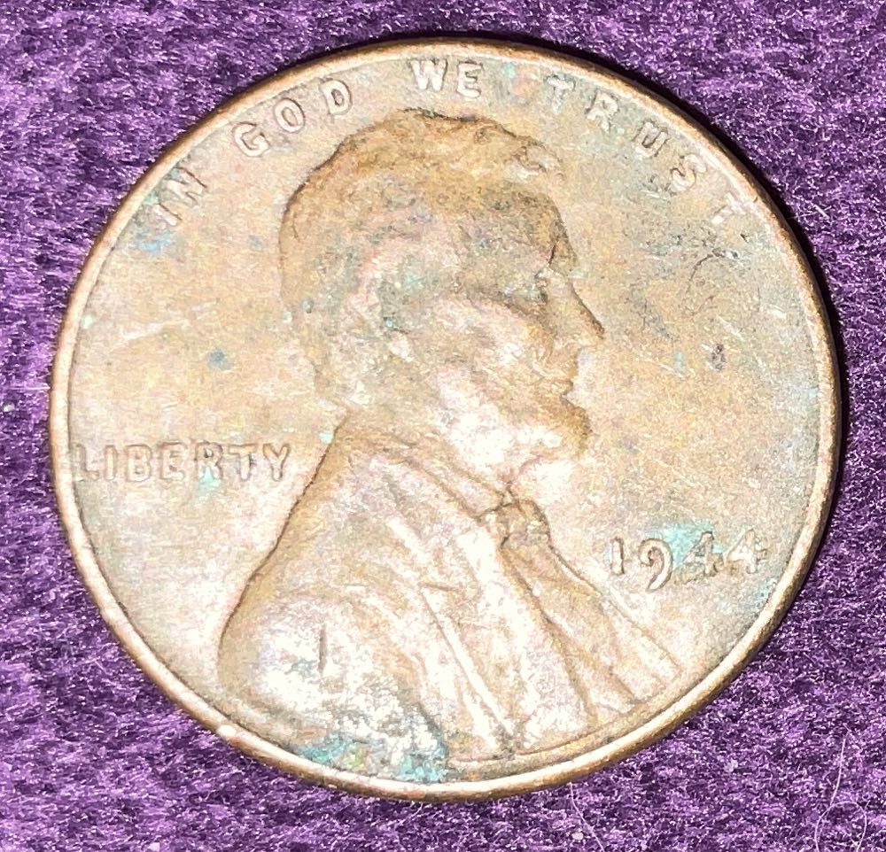 Penny 1944 Lincoln  13  coin collectible - Main Image 3