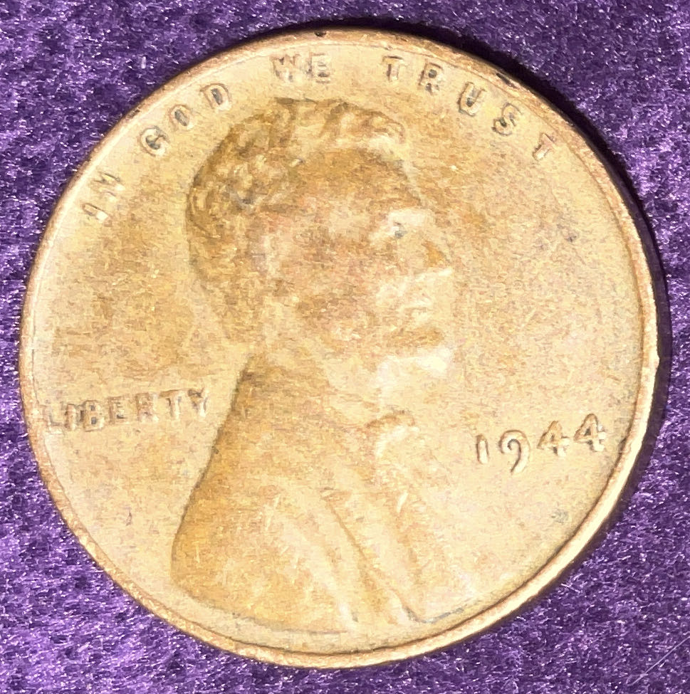 Penny 1944 Lincoln  16  coin collectible - Main Image 3