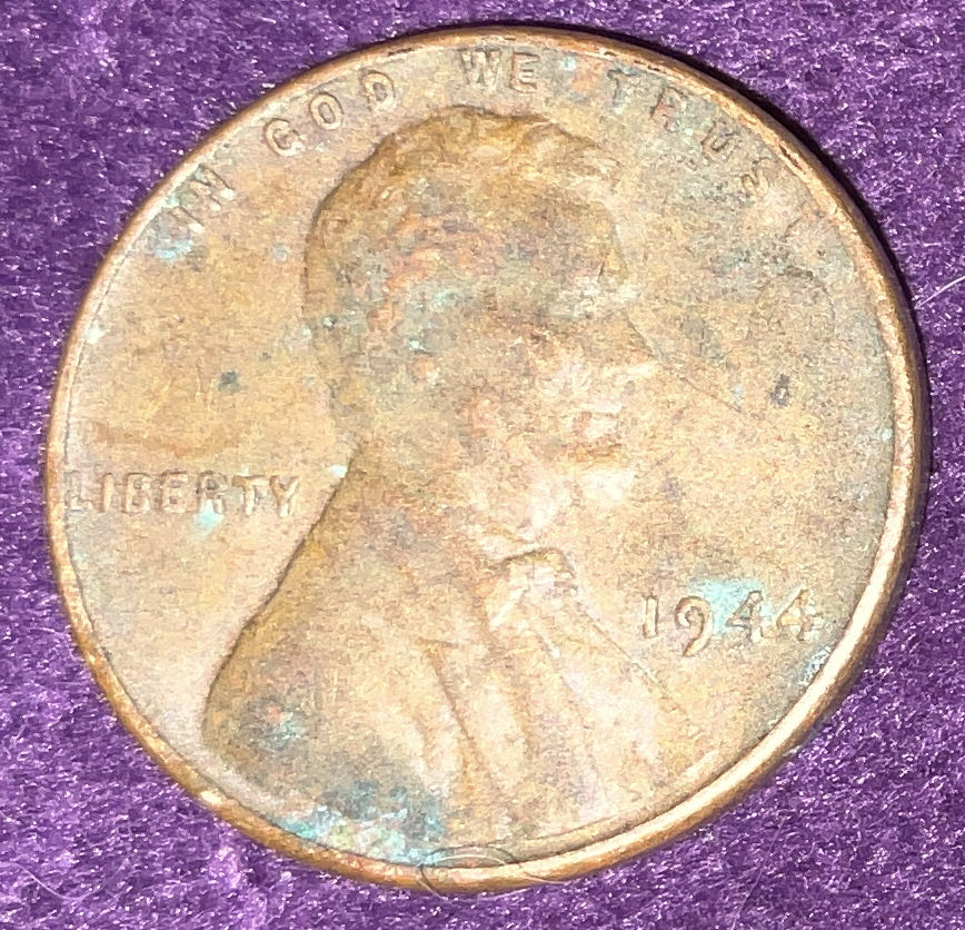 Penny 1944 Lincoln  17  coin collectible - Main Image 3