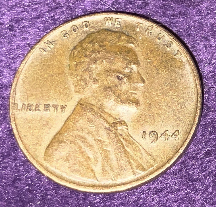 Penny 1944 Lincoln  2  coin collectible - Main Image 3