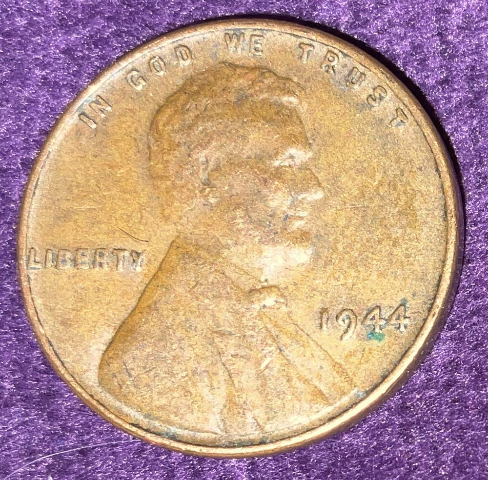 Penny 1944 Lincoln  18  coin collectible - Main Image 3