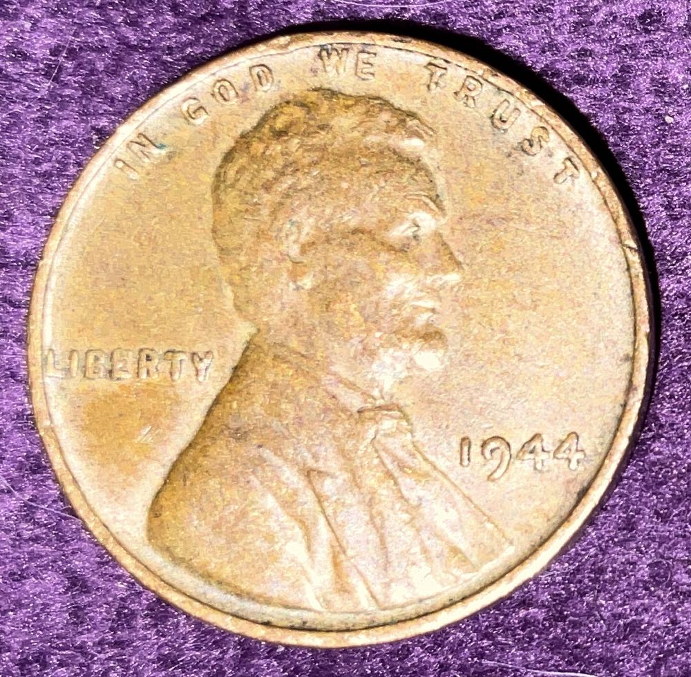 Penny 1944 Lincoln D 1  coin collectible - Main Image 3