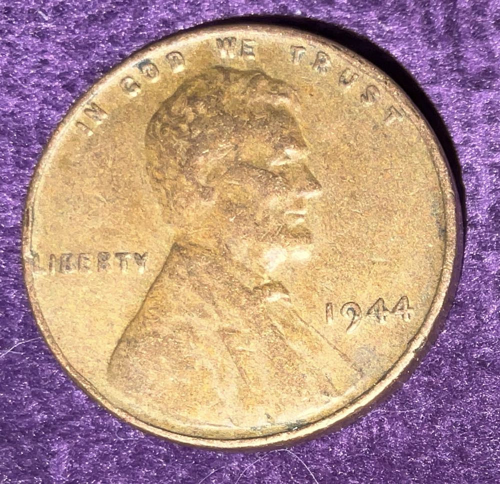 Penny 1944 Lincoln D 2  coin collectible - Main Image 3