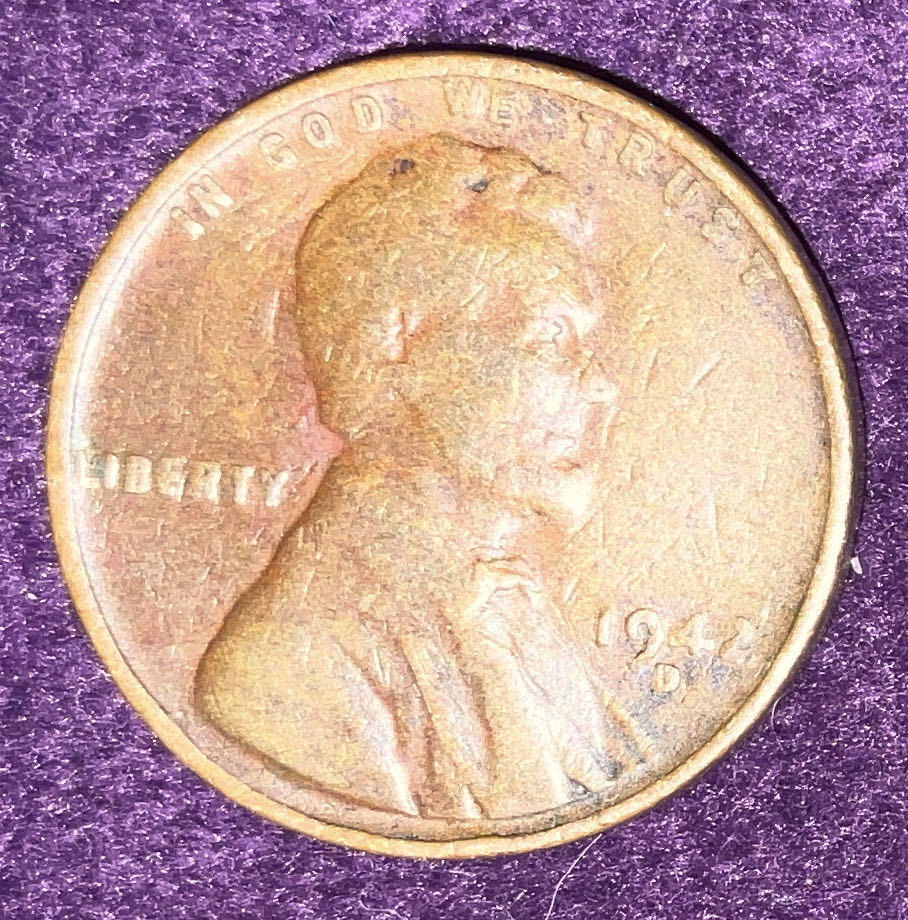 Penny 1942 Lincoln D M.I.A.  coin collectible - Main Image 3