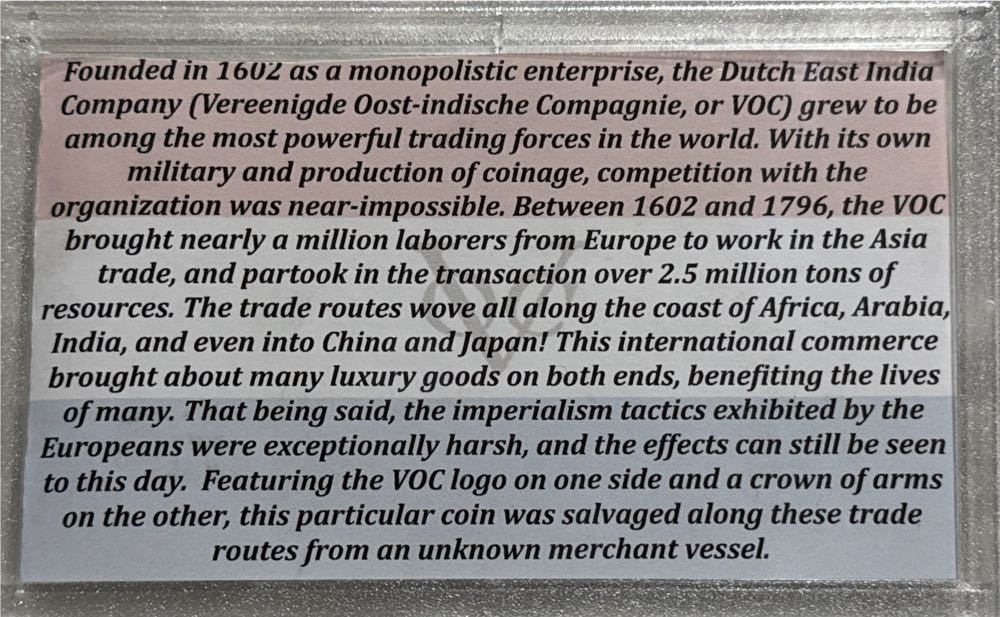 VOC Duit  coin collectible - Main Image 2