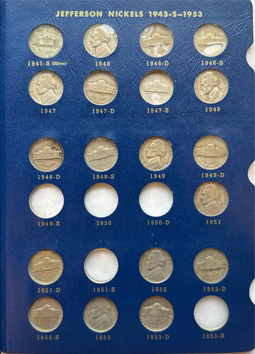 Jefferson Nickels 1938 - (Book)  coin collectible - Main Image 3