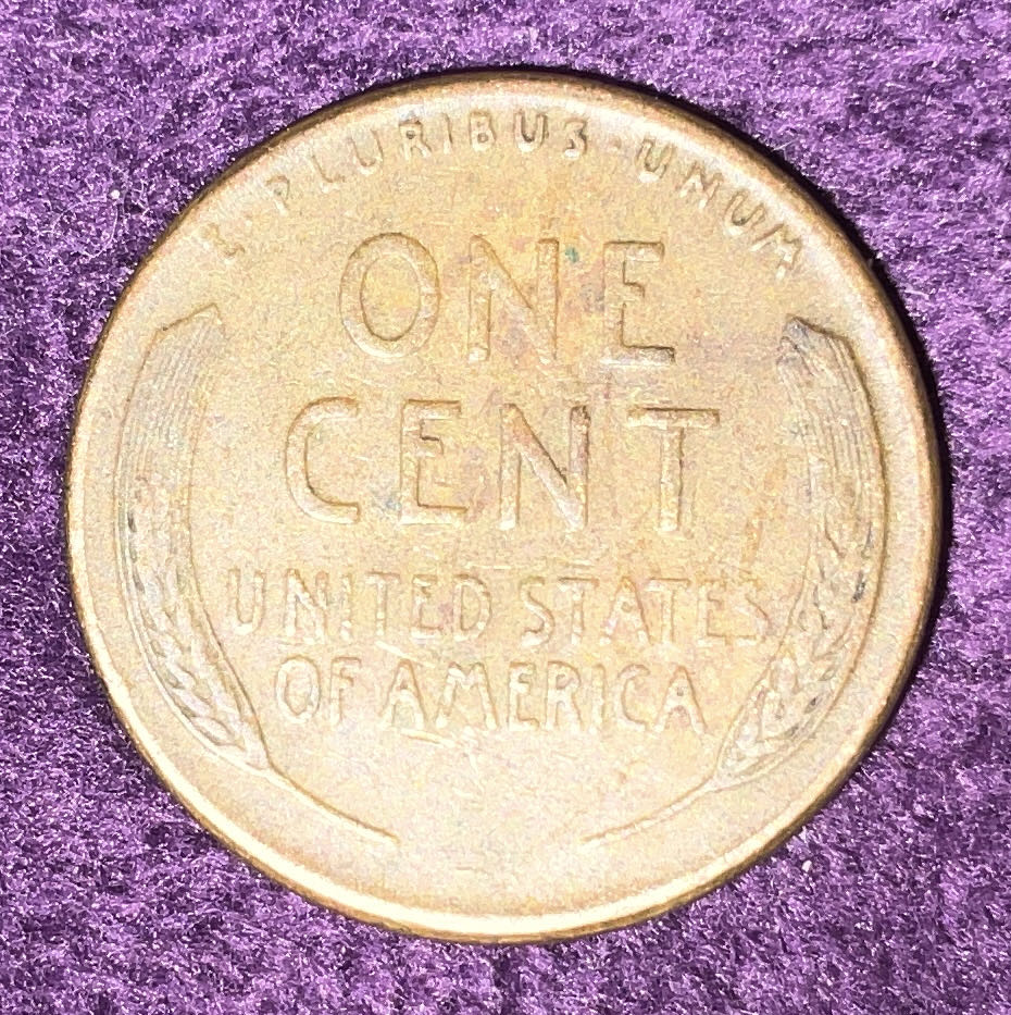 Penny 1945 Lincoln D 3  coin collectible - Main Image 4