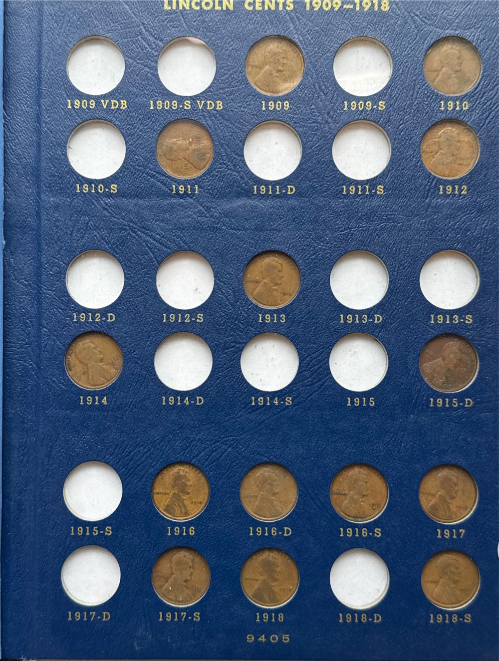 Lincoln Cents 1909 - 1940 (Book)  coin collectible - Main Image 2