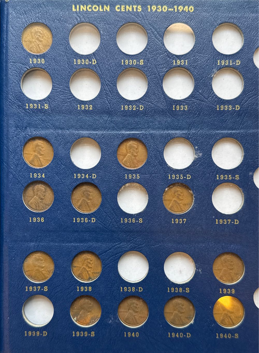 Lincoln Cents 1909 - 1940 (Book)  coin collectible - Main Image 4