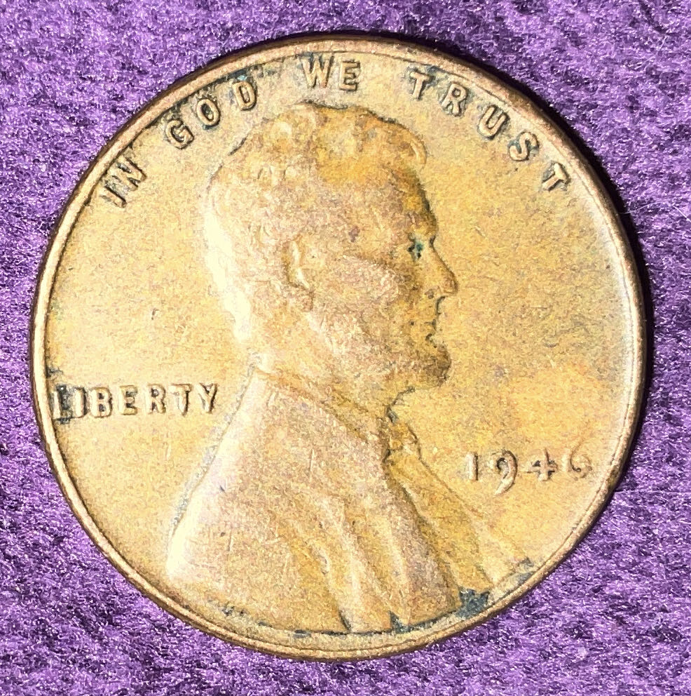 Penny 1946 Lincoln  1  coin collectible - Main Image 3