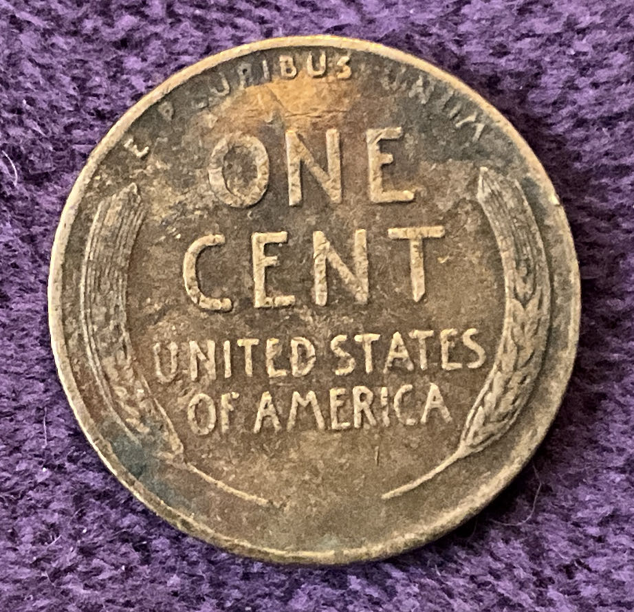 Penny 1945 Lincoln S 4  coin collectible - Main Image 2