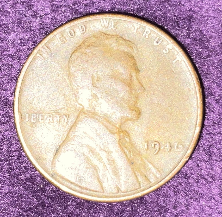 Penny 1946 Lincoln  6  coin collectible - Main Image 3