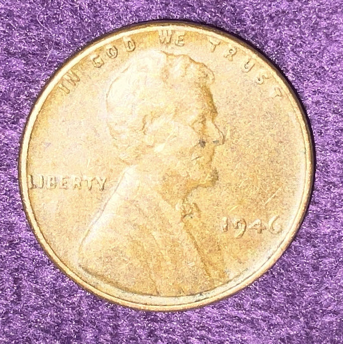 Penny 1946 Lincoln  10  coin collectible - Main Image 3