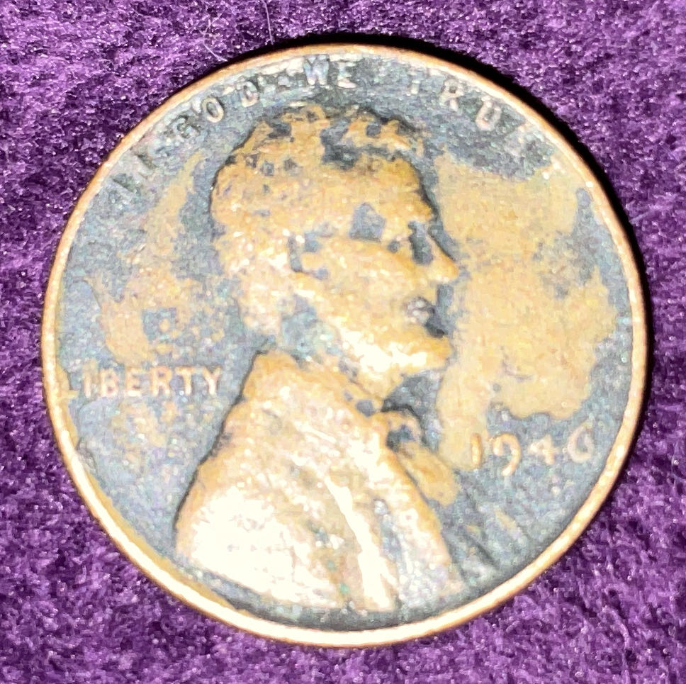 Penny 1946 Lincoln D 1  coin collectible - Main Image 3