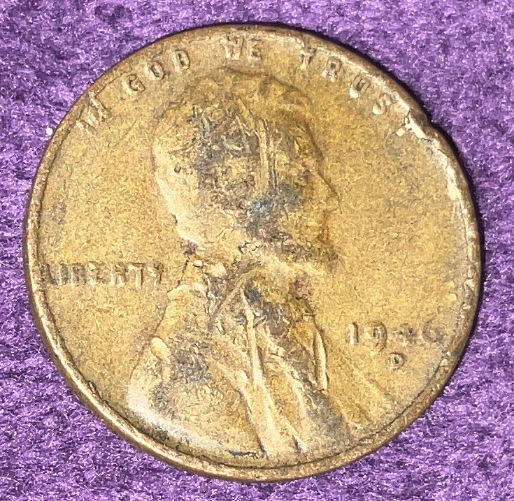 Penny 1946 Lincoln D 12  coin collectible - Main Image 3