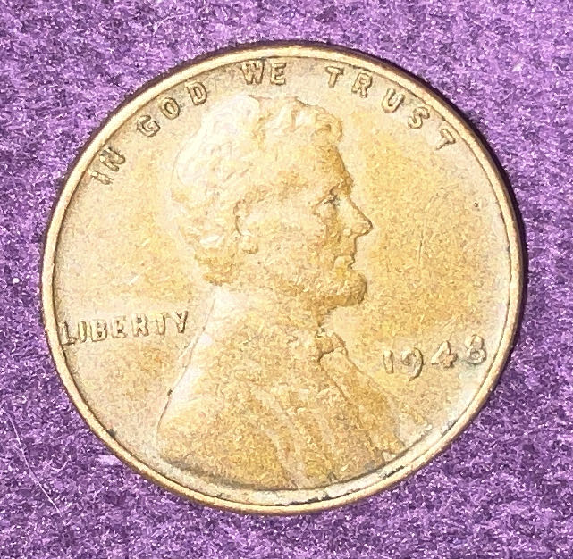 Penny 1948 Lincoln  3  coin collectible - Main Image 3