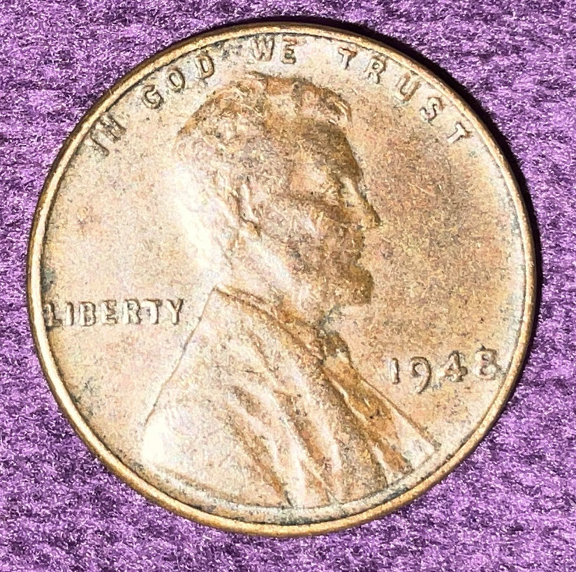 Penny 1948 Lincoln  7  coin collectible - Main Image 3