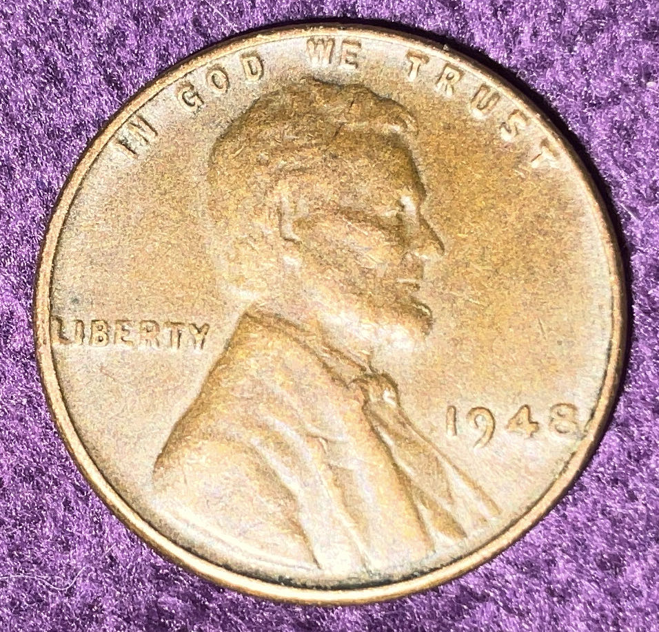 Penny 1948 Lincoln  8  coin collectible - Main Image 3